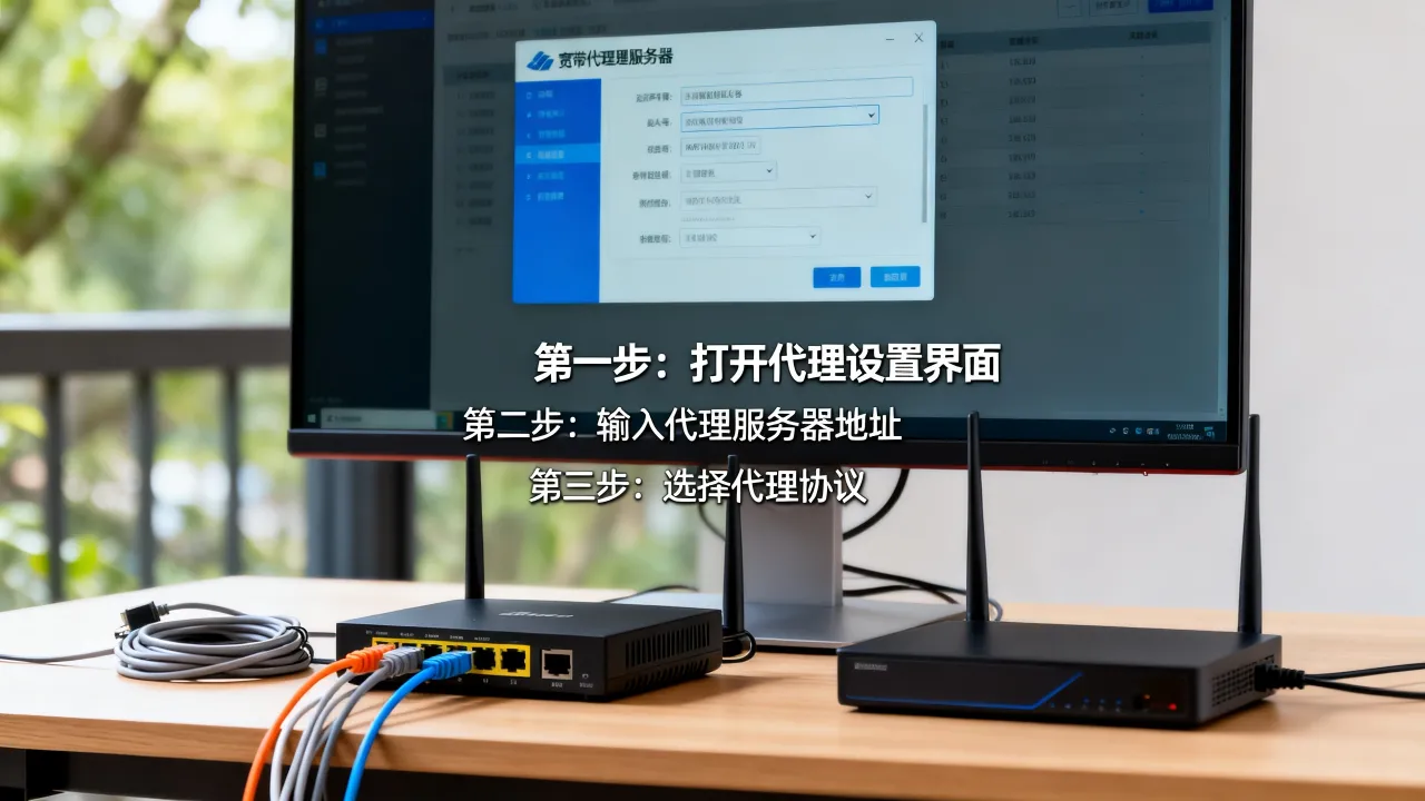 宽带代理服务器怎么设置，详细设置步骤有哪些