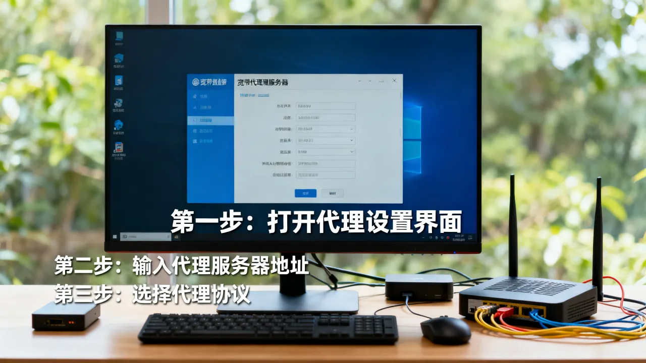 宽带代理服务器怎么设置，详细设置步骤有哪些