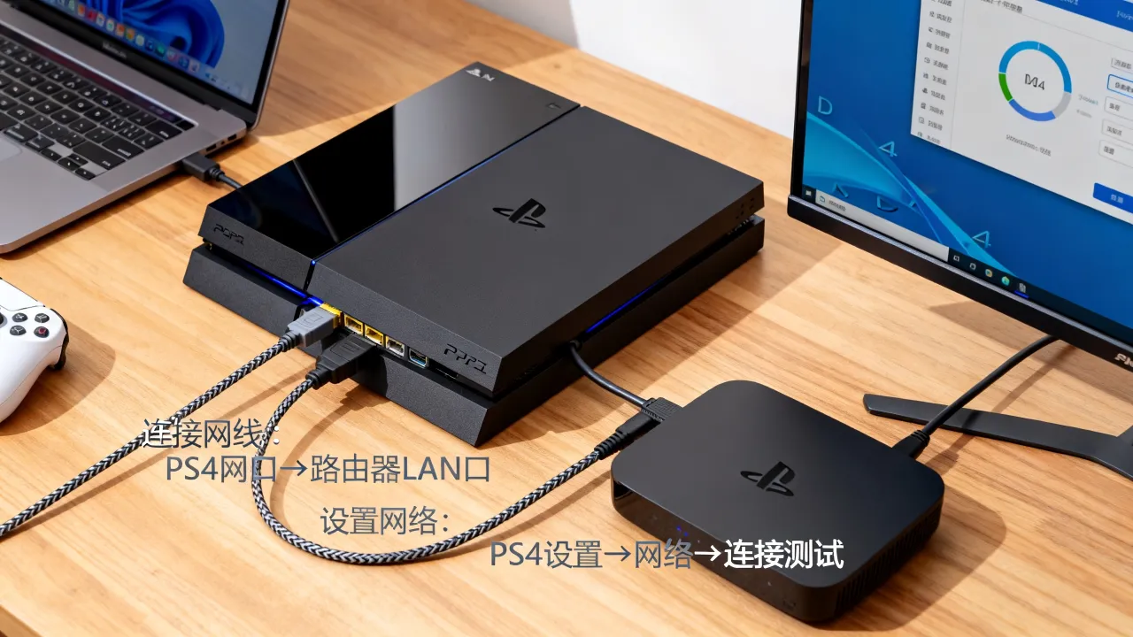 PS4宽带怎么连接电脑连接服务器,怎么设置网络连接? PS4宽带怎么连接电脑连接服务器,怎么设置网络连接?