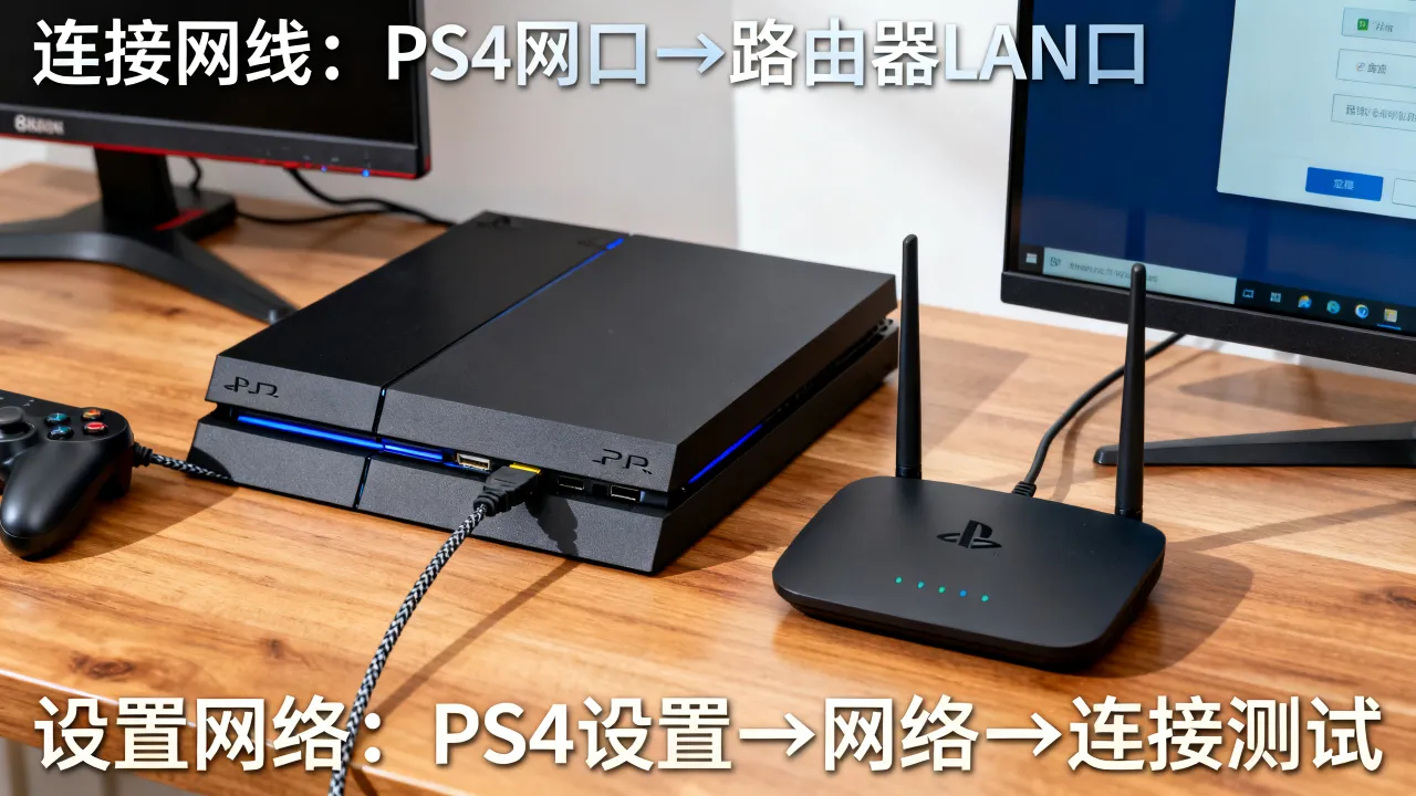 PS4宽带怎么连接电脑连接服务器,怎么设置网络连接? PS4宽带怎么连接电脑连接服务器,怎么设置网络连接?