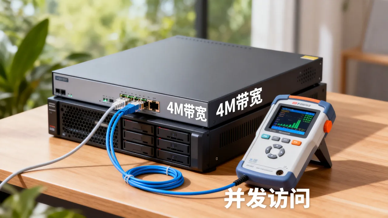 服务器4M宽带够用吗，4M带宽能支持多少并发访问？