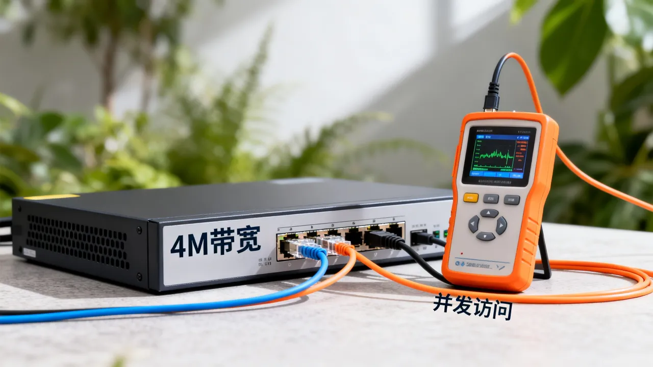 服务器4M宽带够用吗，4M带宽能支持多少并发访问？