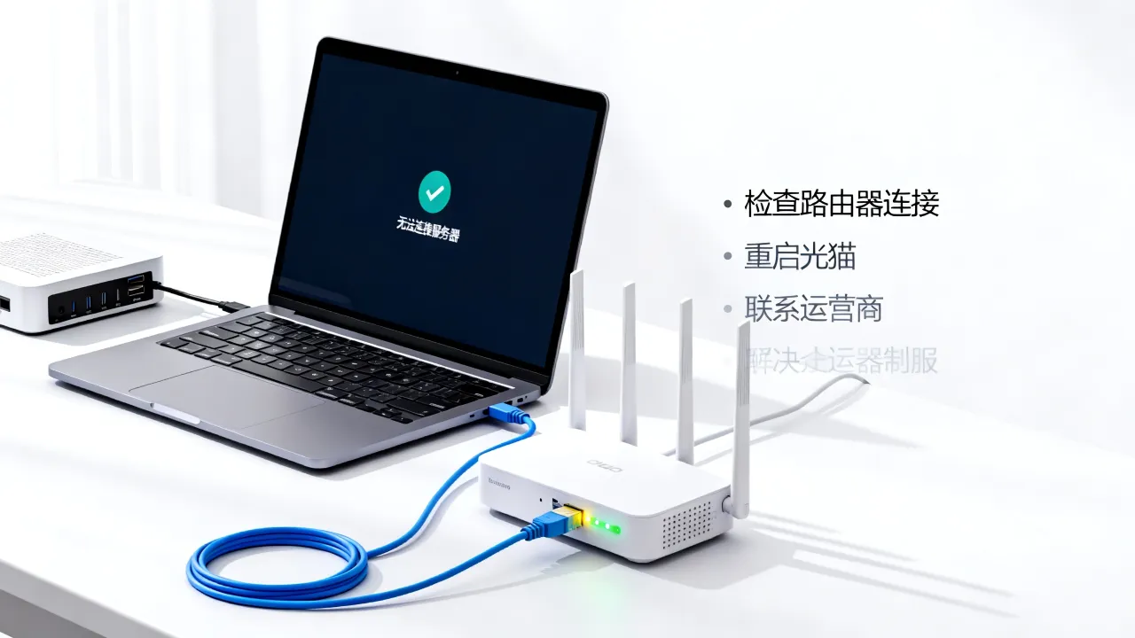 连宽带找不到服务器ip地址怎么办，找不到服务器ip地址怎么解决
