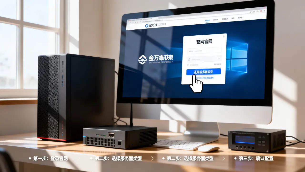 金万维怎么获取服务器？金万维获取服务器详细步骤