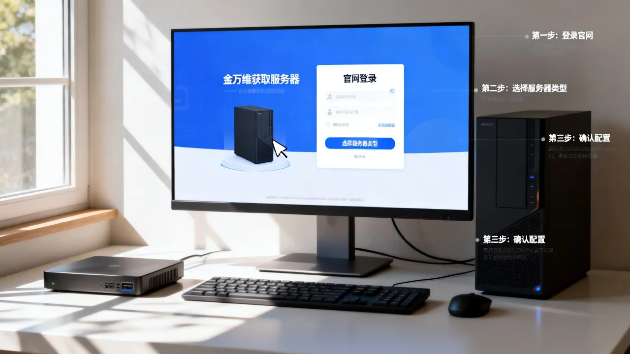 金万维怎么获取服务器？金万维获取服务器详细步骤