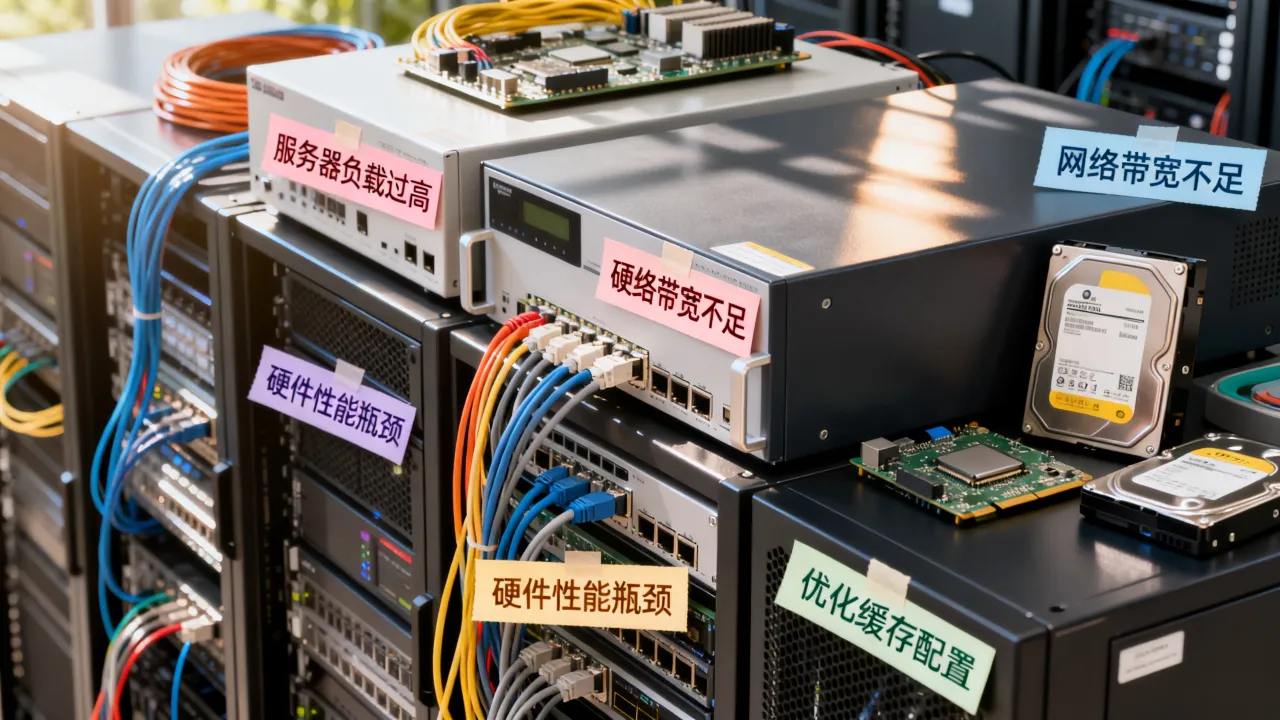 网站服务器为什么会卡，服务器卡顿原因和解决方法是什么