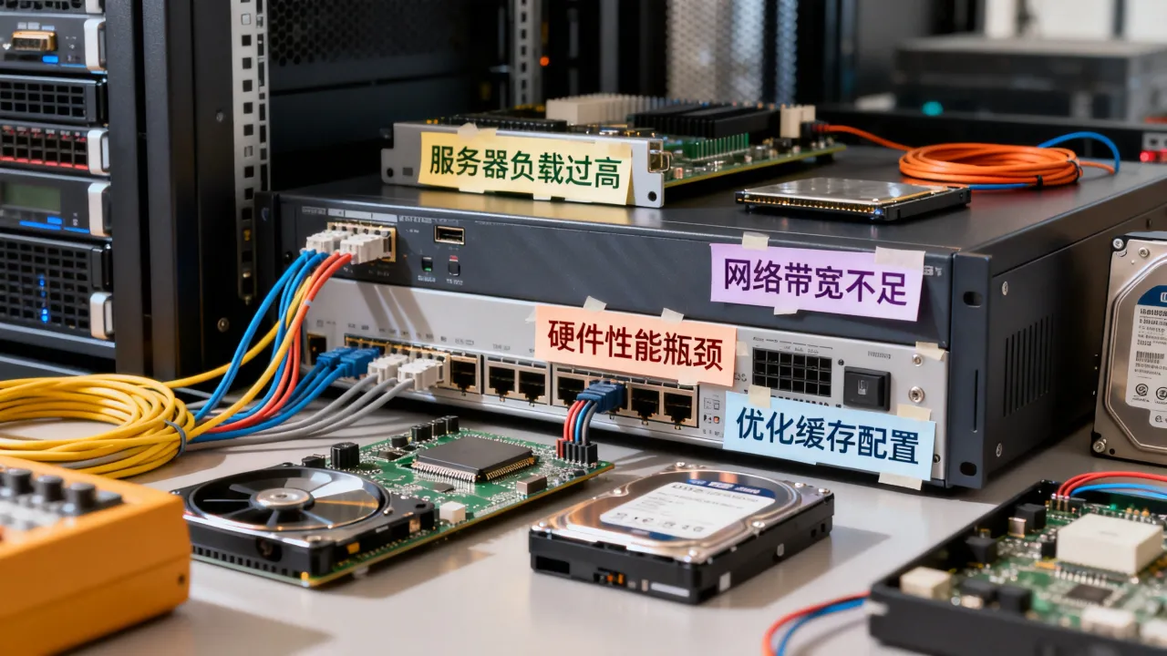 网站服务器为什么会卡，服务器卡顿原因和解决方法是什么