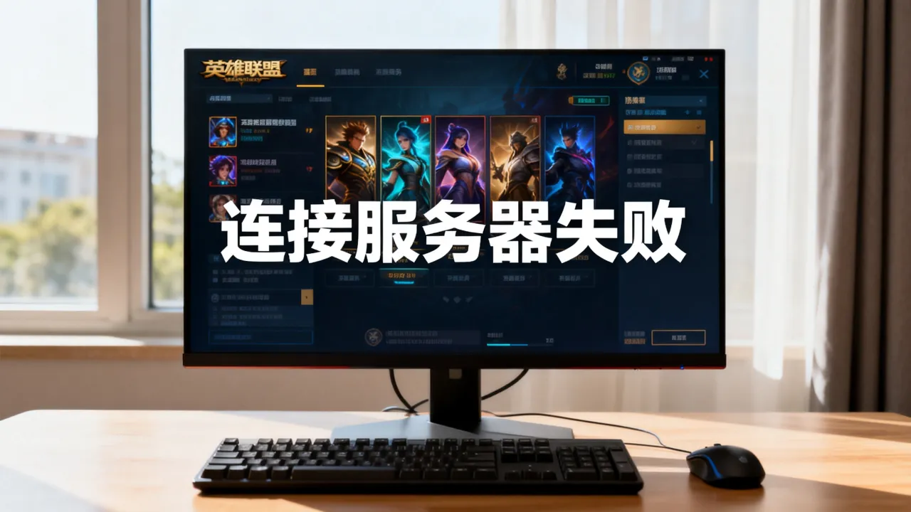 为什么我lol一选服务器进去就会自动关闭，英雄联盟选完服务器闪退是什么原因