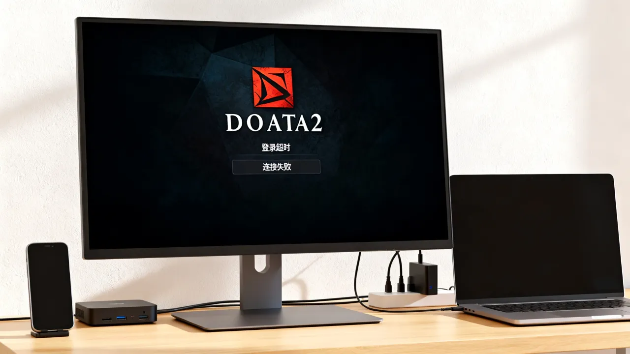 dota2为什么显示一直登陆不上服务器，登录超时连接失败怎么办
