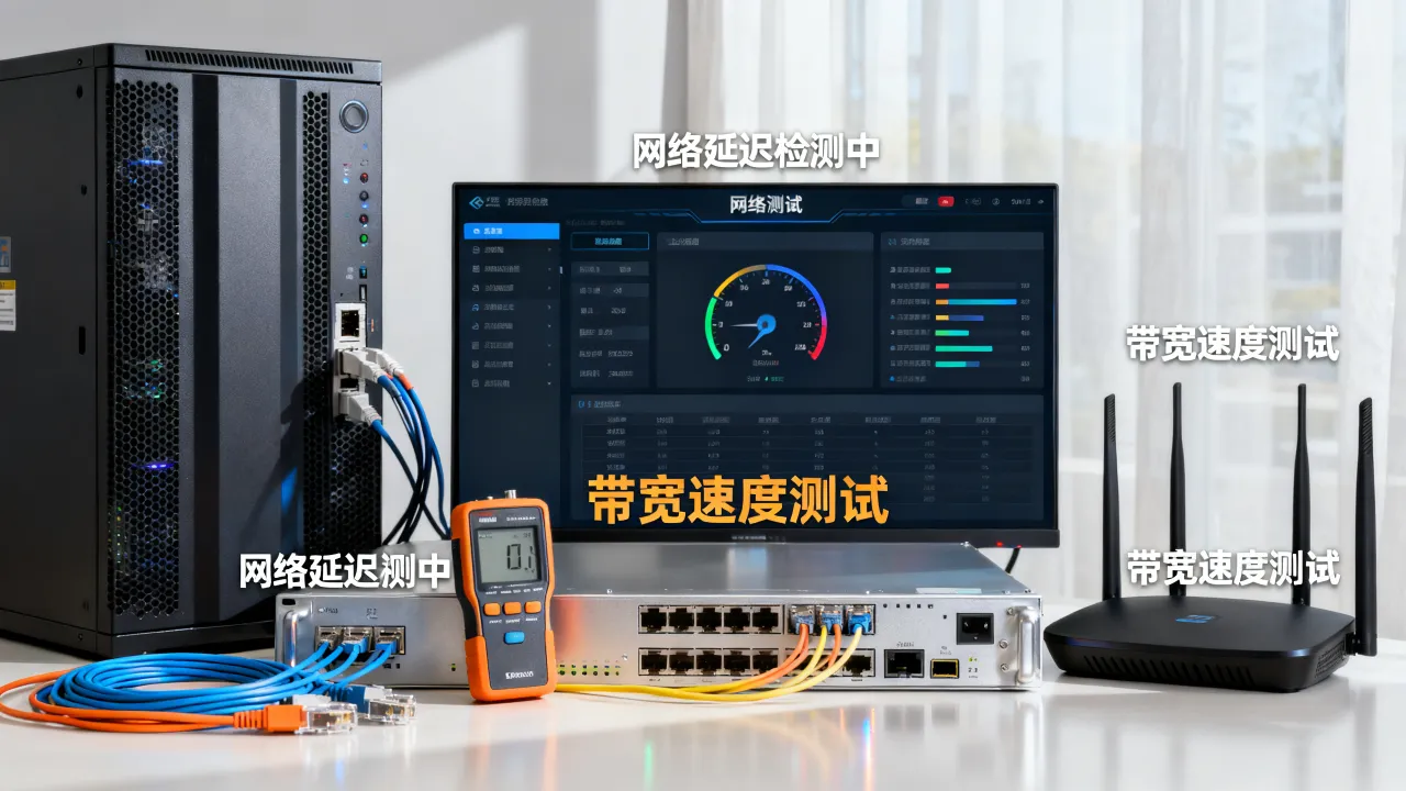 怎么看服务器网速快慢，怎么检测服务器网络延迟和实际带宽速度？