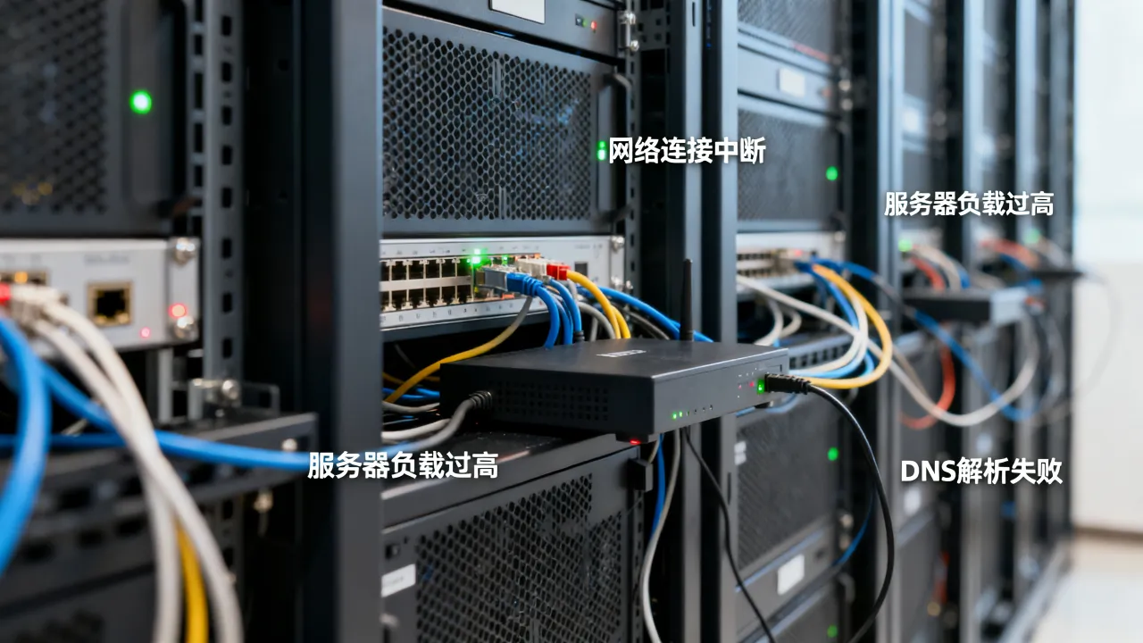 为什么无法查询服务器，服务器查询失败原因？