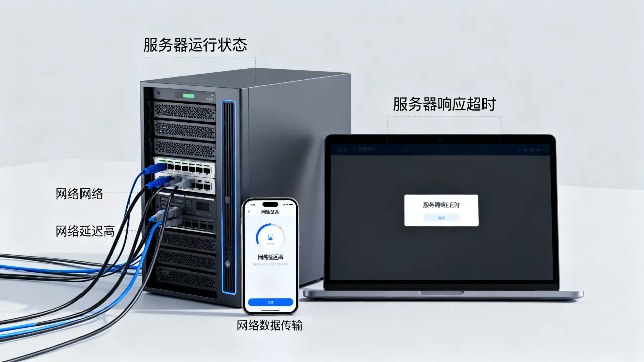 网速慢是服务器不工作吗，为什么网速慢服务器没响应