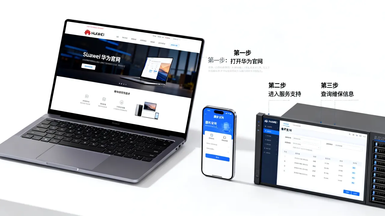华为维保查询服务器怎么查？查询入口流程详解