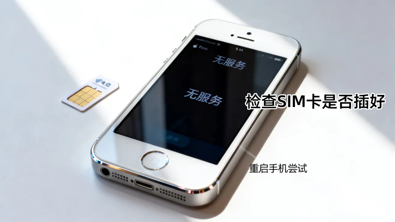 为什么5s装电信卡显示无服务器，苹果5s电信卡无服务怎么解决？