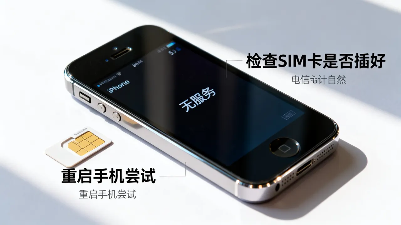 为什么5s装电信卡显示无服务器，苹果5s电信卡无服务怎么解决？