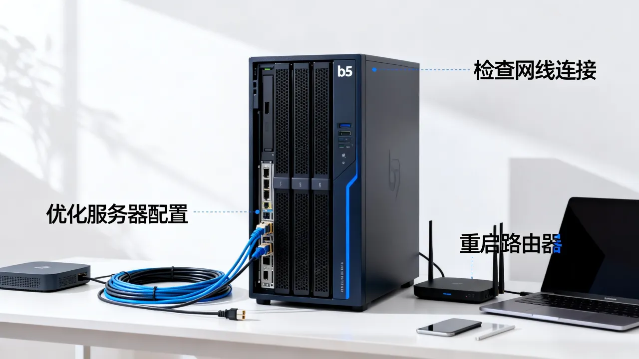 b5服务器为什么卡？b5服务器卡顿延迟高怎么解决