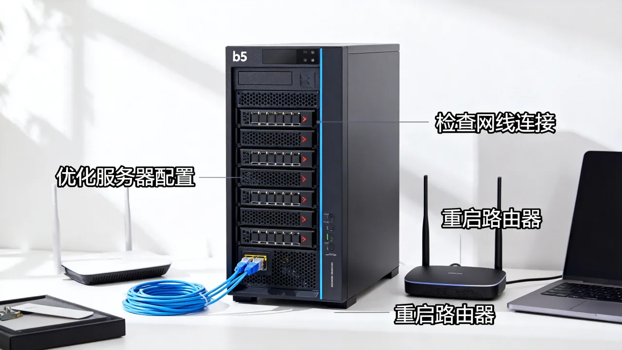b5服务器为什么卡？b5服务器卡顿延迟高怎么解决