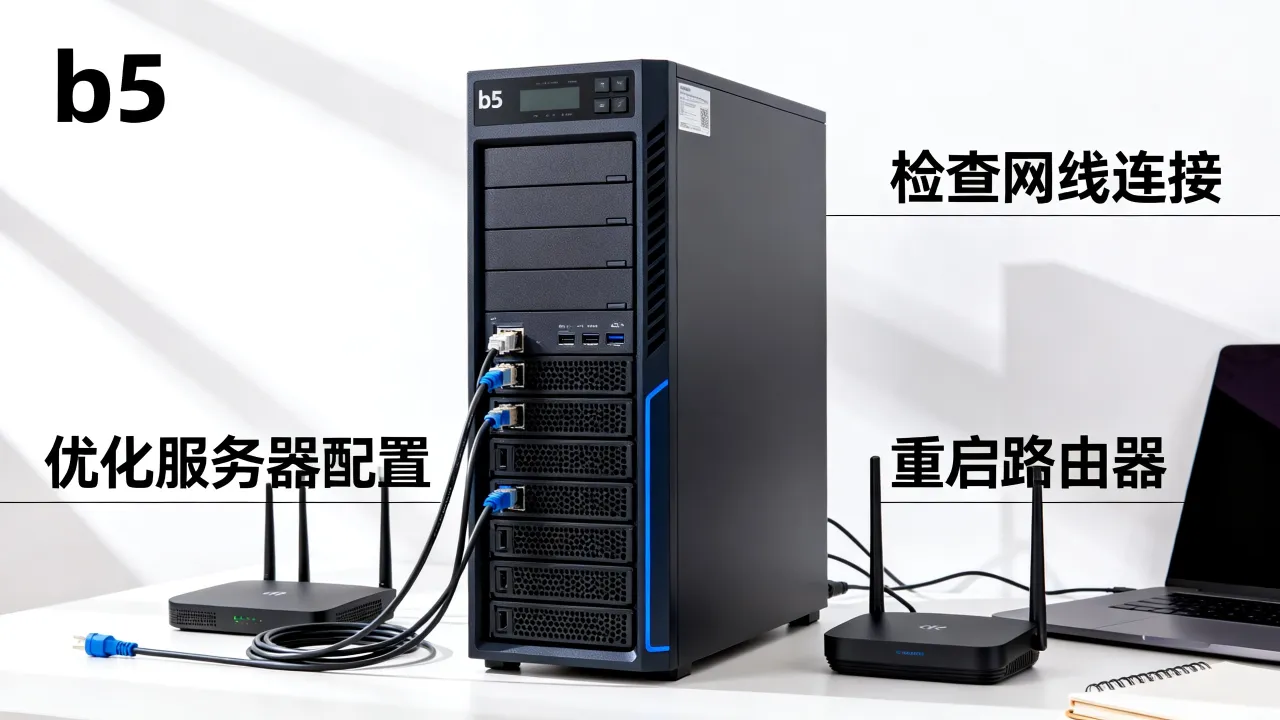 b5服务器为什么卡？b5服务器卡顿延迟高怎么解决