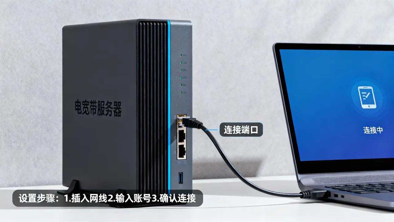 电宽带服务器是什么？电宽带服务器怎么连接和设置？