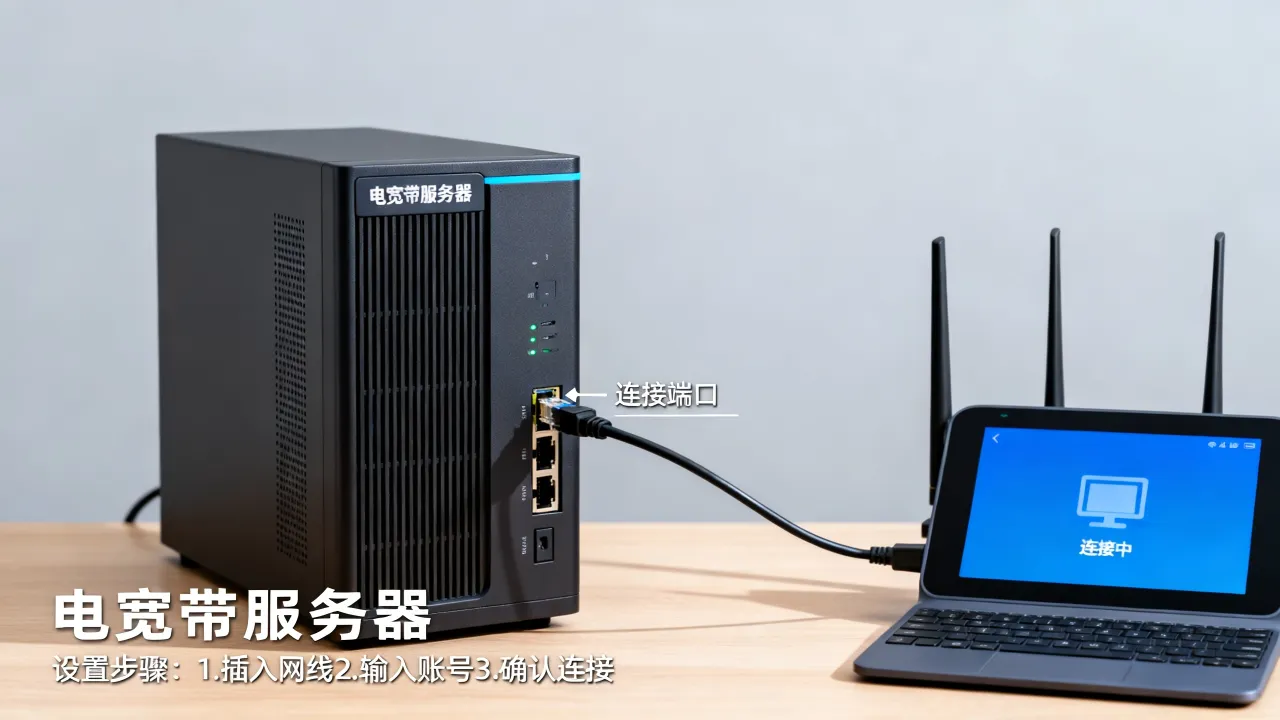 电宽带服务器是什么？电宽带服务器怎么连接和设置？