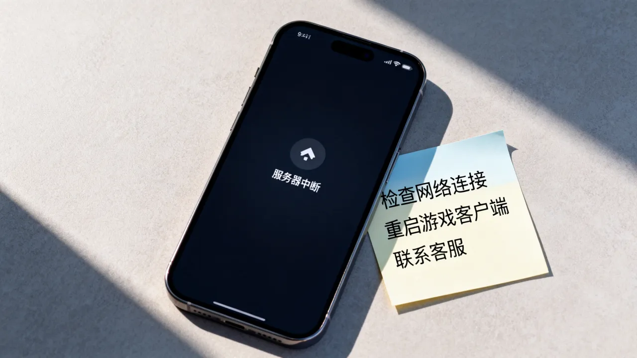 为什么fgo显示服务器中断，fgo服务器中断如何解决？