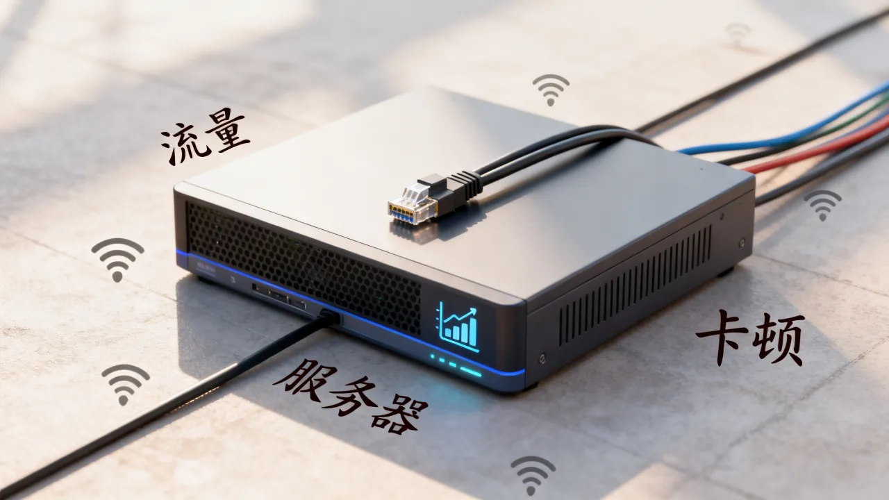 为什么流量开了服务器？服务器流量开了为什么还卡？