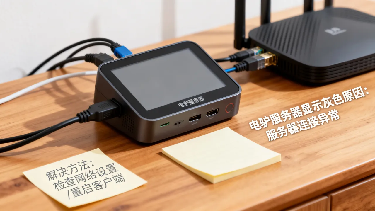 为什么电驴服务器显示灰色，电驴服务器灰色怎么解决