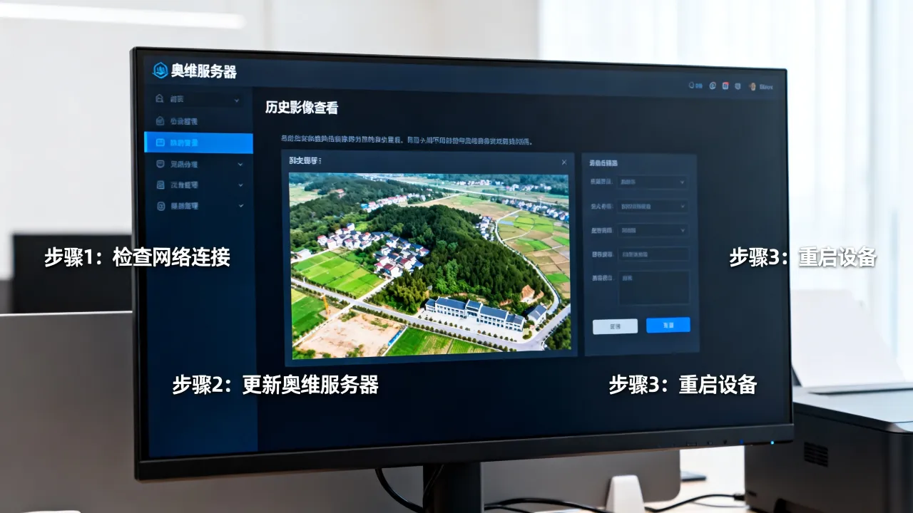 奥维服务器历史影像不显示怎么办？，历史影像查看方法