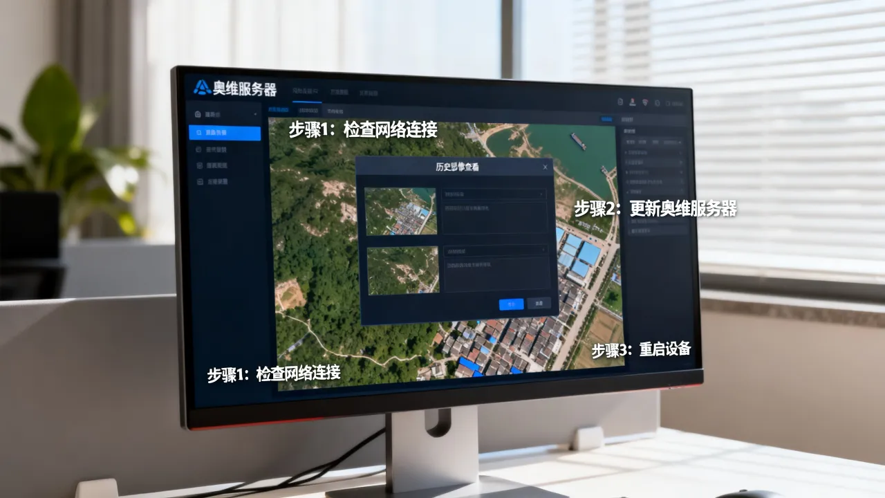 奥维服务器历史影像不显示怎么办？，历史影像查看方法
