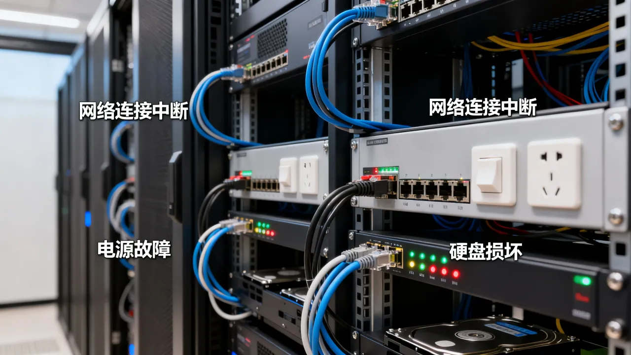 为什么服务器显示离线，服务器离线是什么原因造成的