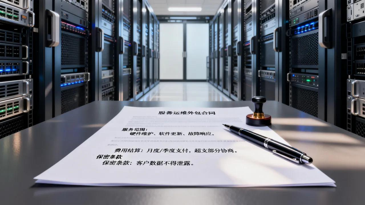 服务器运维外包合同怎么签，要注意什么细节？