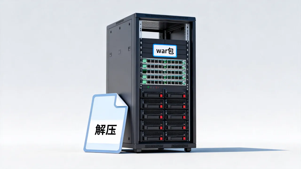 为什么服务器不自动解压war包，怎么让服务器自动解压war包