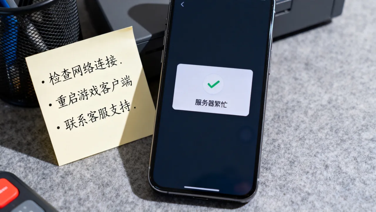 pubg今天中午为什么服务器繁忙，一直显示服务器繁忙怎么解决？