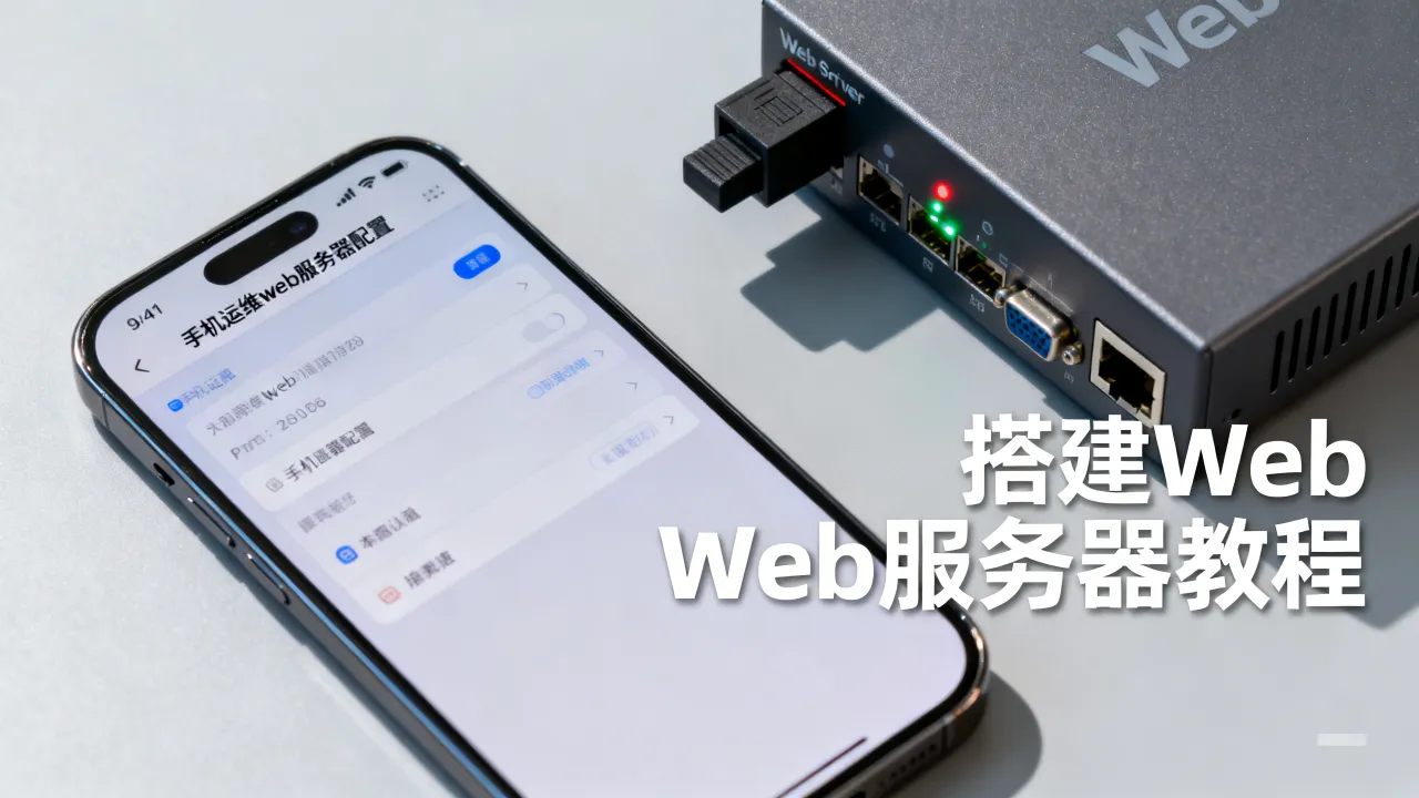 手机运维web服务器怎么配置，搭建Web服务器教程