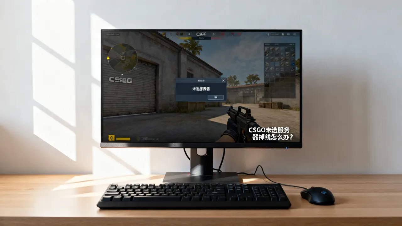 为什么CSGO没选服务器要掉线，CSGO未选服务器掉线怎么办？