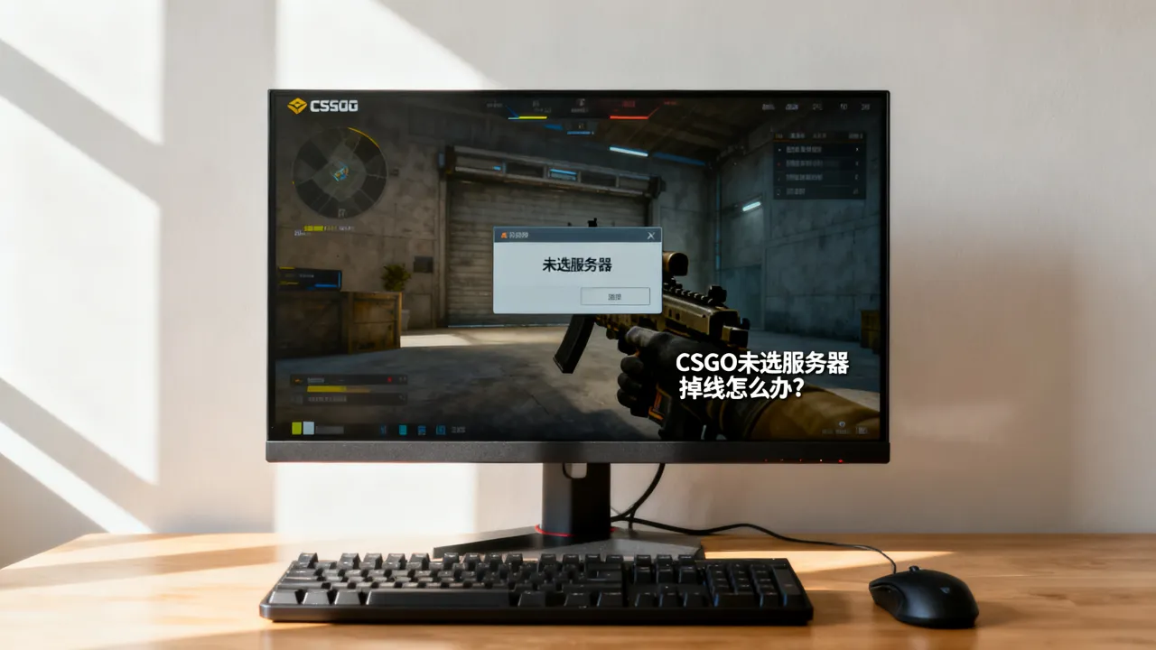 为什么CSGO没选服务器要掉线，CSGO未选服务器掉线怎么办？