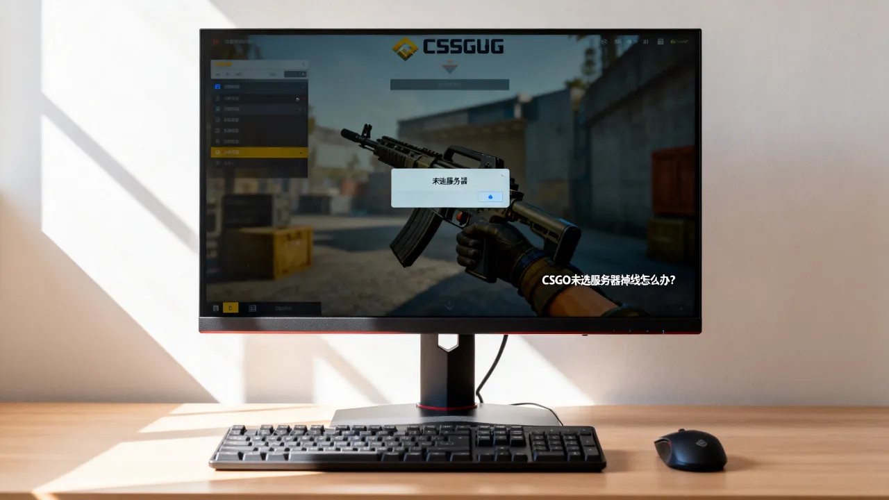 为什么CSGO没选服务器要掉线，CSGO未选服务器掉线怎么办？