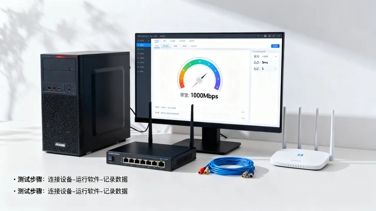 服务器输出网速测试怎么做？服务器带宽测速方法