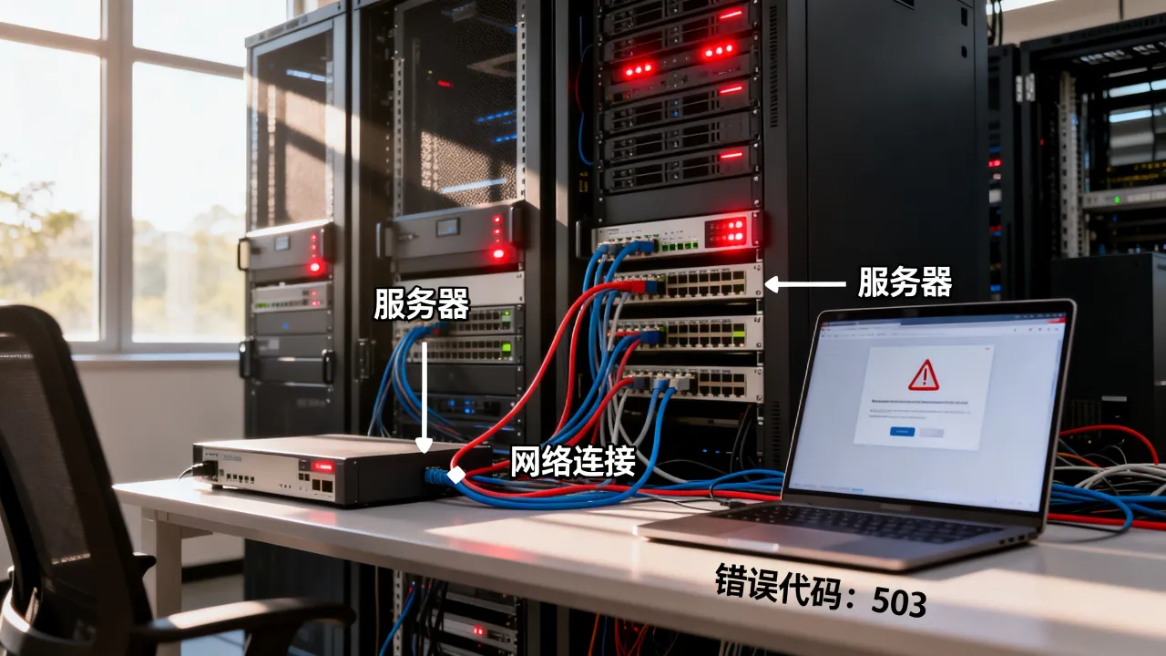 为什么服务器不可用，网站无法访问是什么原因