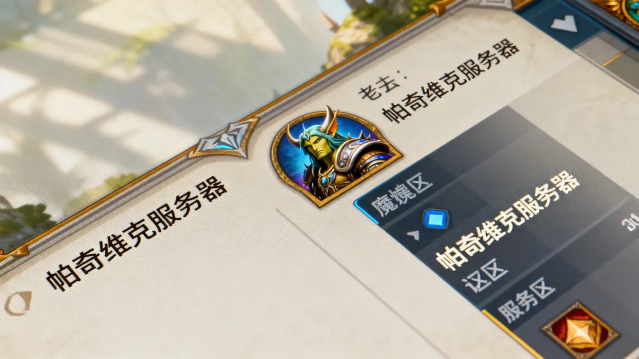 帕奇维克是哪个服务器？魔兽世界帕奇维克属于哪个区服？