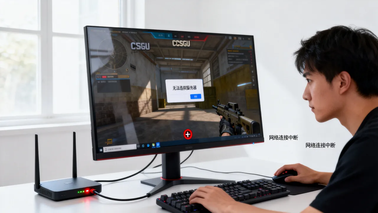 csgo为什么无法连接服务器失败，频繁掉线怎么回事