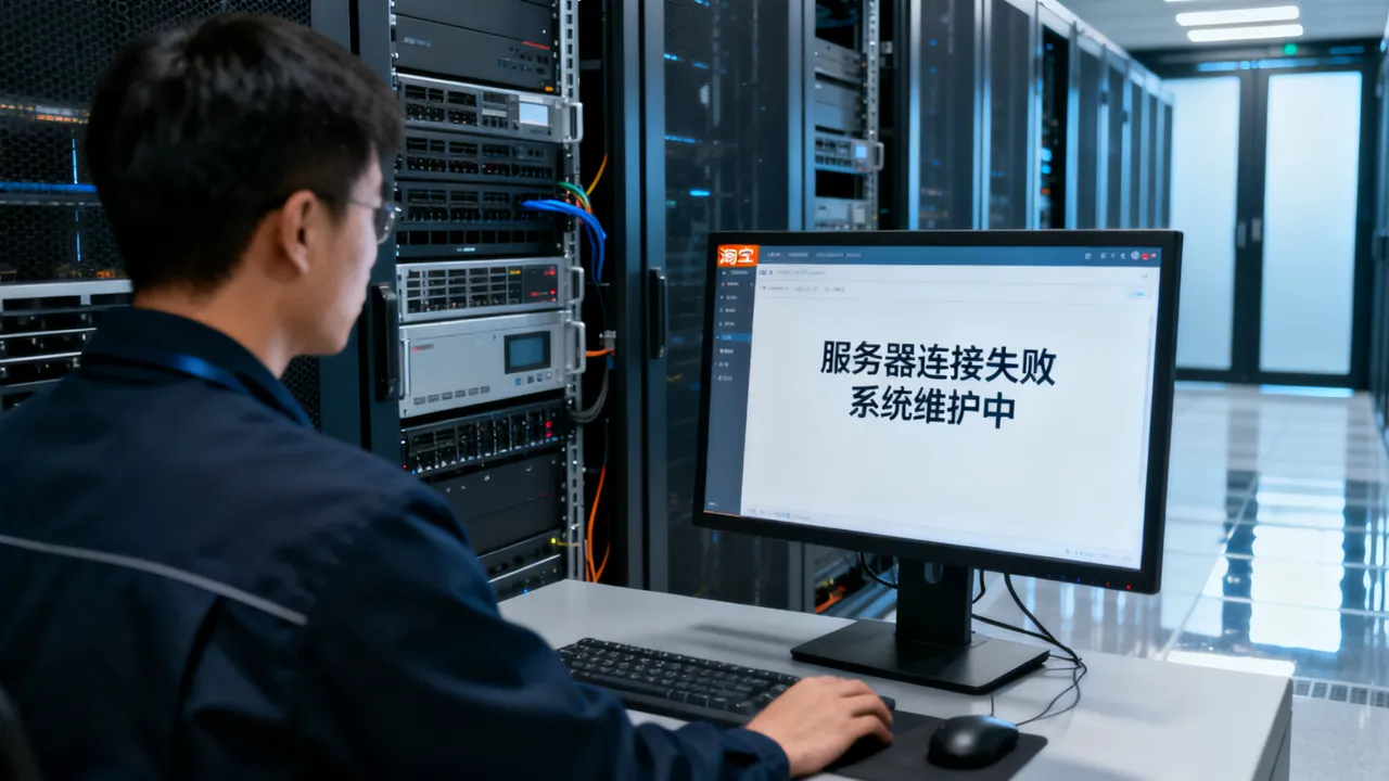 淘宝服务器出错为什么，淘宝服务器崩溃一直进不去是什么原因