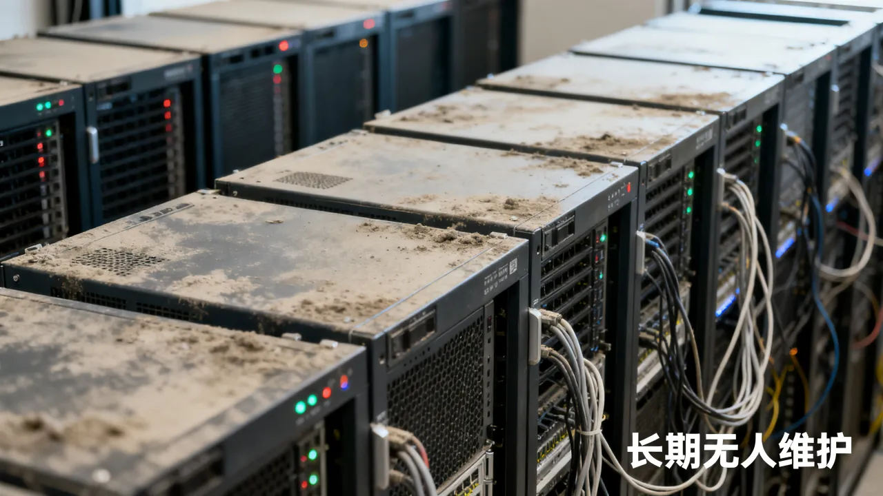为什么服务器没有人，服务器长期无人维护会怎样