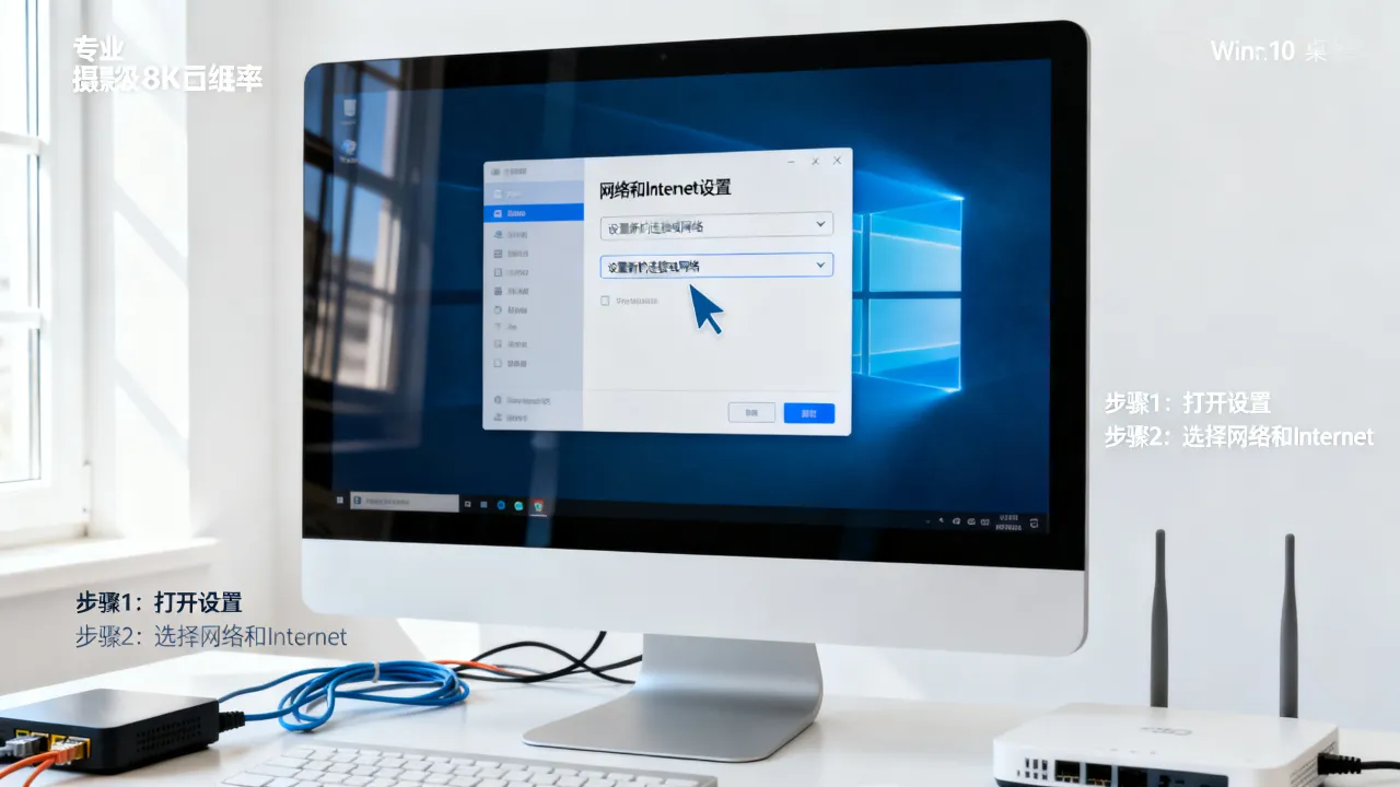 win桌面如何添加宽带连接服务器,Win10怎么设置宽带连接? win桌面如何添加宽带连接服务器,Win10怎么设置宽带连接?