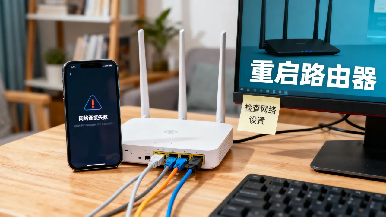 为什么无法连服务器了，网络连接失败怎么办