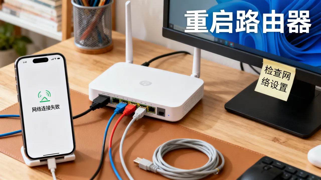 为什么无法连服务器了，网络连接失败怎么办