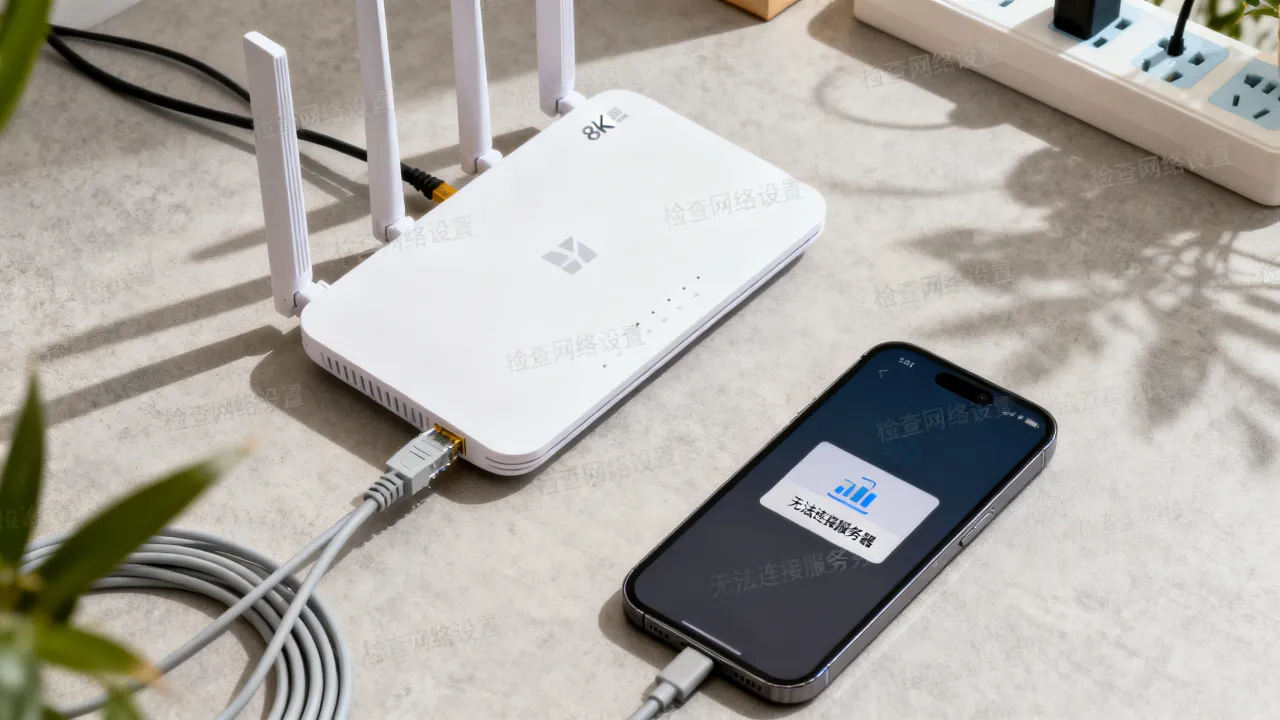 移动宽带wifi无法连接服务器怎么办,无线网连不上是什么原因
