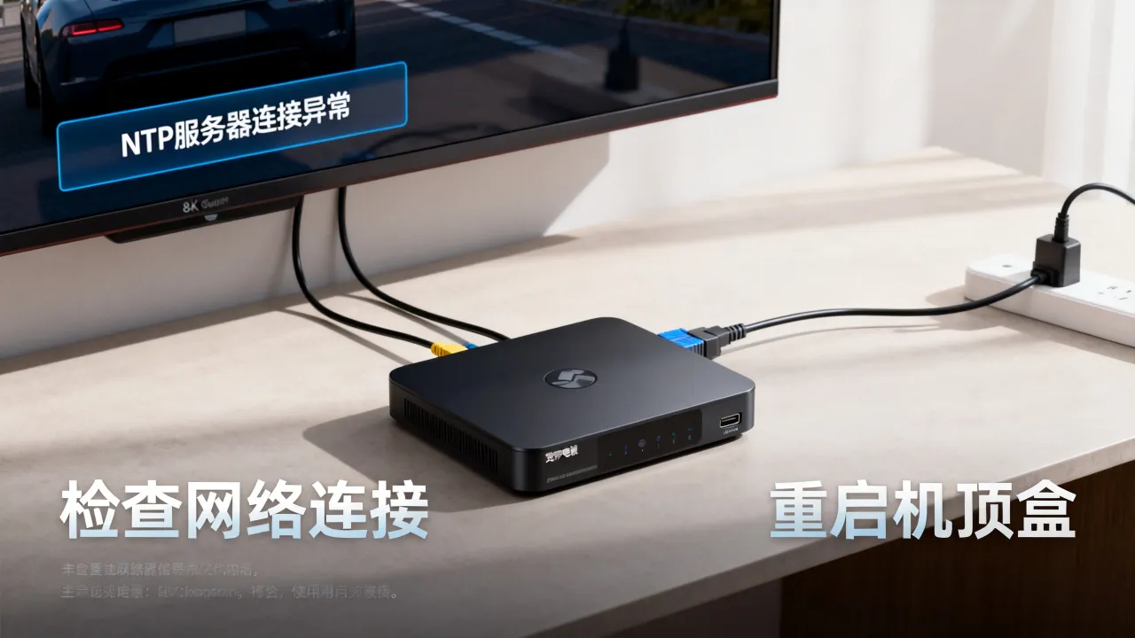 宽带电视盒NTP服务器连接异常是什么，机顶盒时间不同步怎么修复