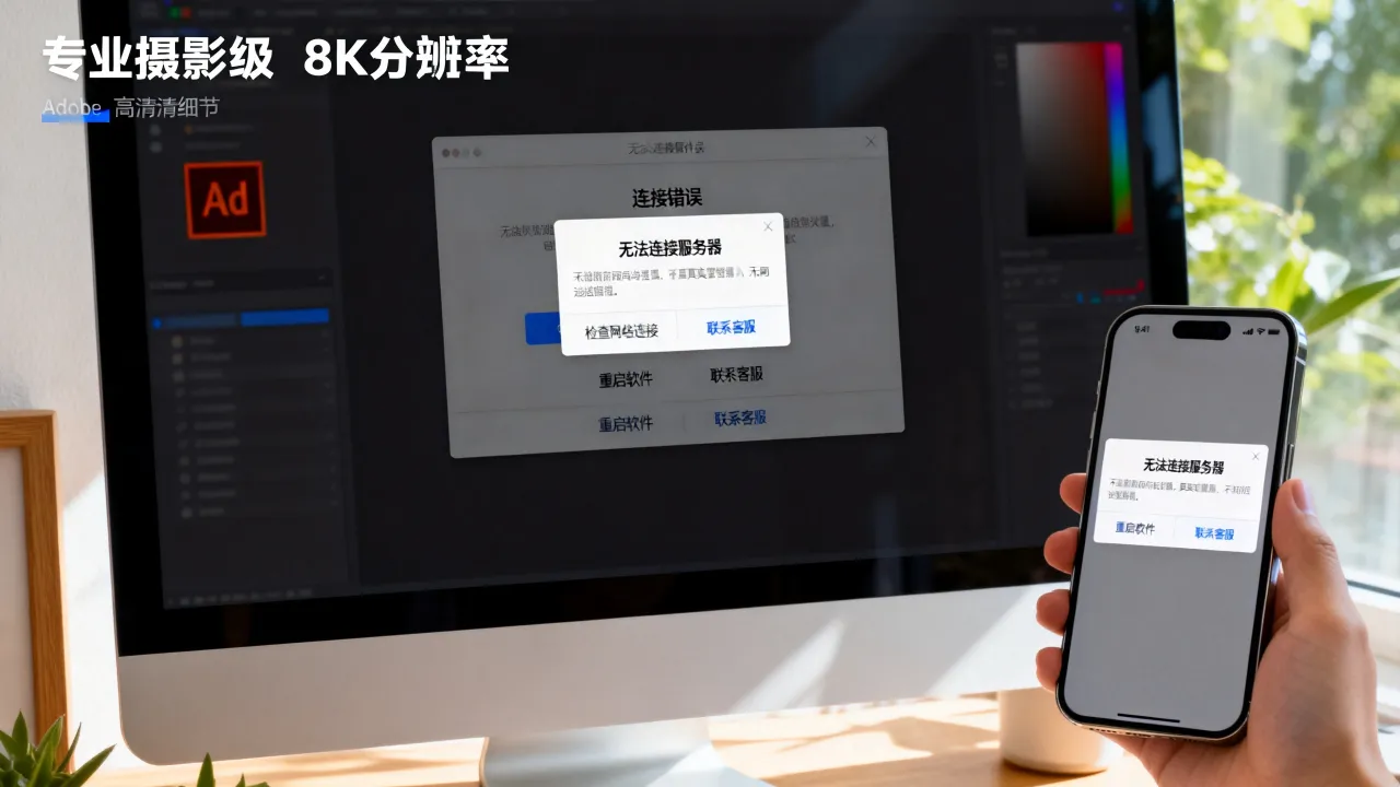 Adobe为什么连接不上服务器，Adobe无法连接服务器怎么解决？