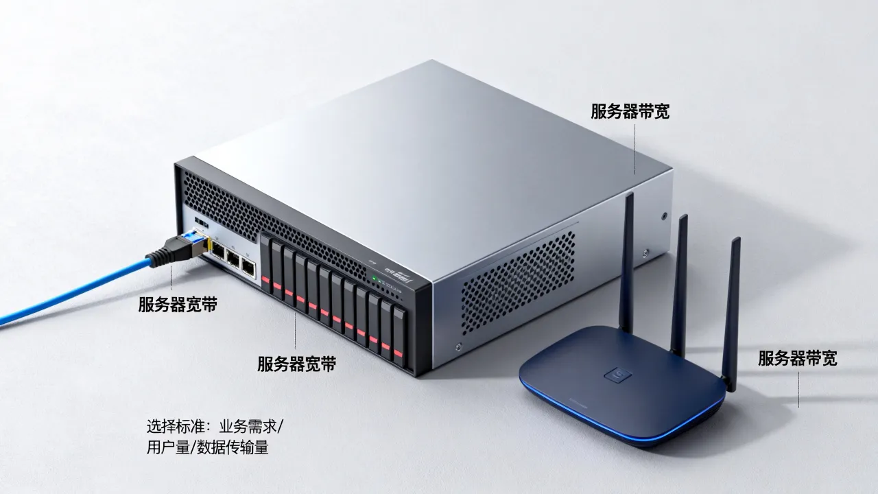 服务器宽带和带宽有什么区别？怎么选够用，服务器带宽多少合适